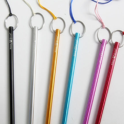 Aluminum Alloy Diving Tinker Stick Calibrated Wnderwater Probe Bar with Hand Rope(Random Color Delivery)-garmade.com
