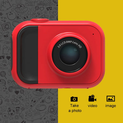 Puzzle Children Exercise Digital Camera with Built-in Memory, 120 Degree Wide Angle Lens(Yellow)-garmade.com
