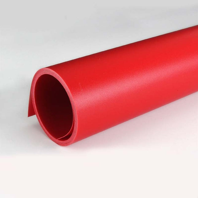 70x140cm Shooting Background Board PVC Matte Board Photography Background Cloth Solid Color Shooting Props(Red)-garmade.com