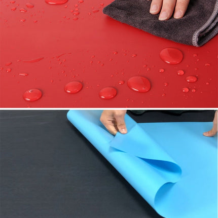 70x140cm Shooting Background Board PVC Matte Board Photography Background Cloth Solid Color Shooting Props(Red)-garmade.com