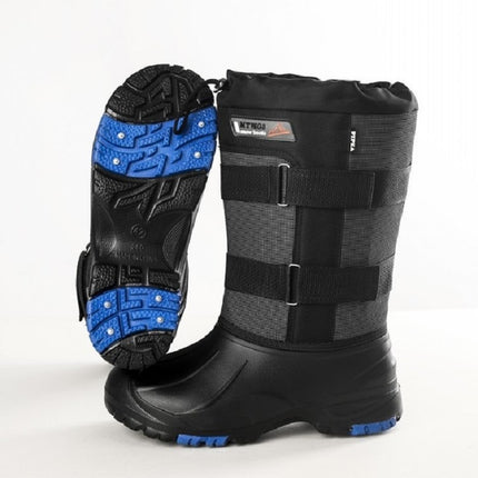 Winter Men Outdoor Snow Shoes Warm Non-slip Steel Nail High Snow Boots, Size:41(Double Webbing)-garmade.com