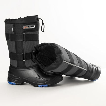 Winter Men Outdoor Snow Shoes Warm Non-slip Steel Nail High Snow Boots, Size:41(Double Webbing)-garmade.com