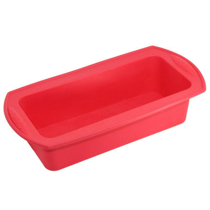 Rectangular Silicone Mold Chocolate Cake Decoration Accessories Baking Tools(Red)-garmade.com