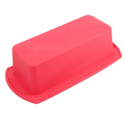 Rectangular Silicone Mold Chocolate Cake Decoration Accessories Baking Tools(Red)-garmade.com