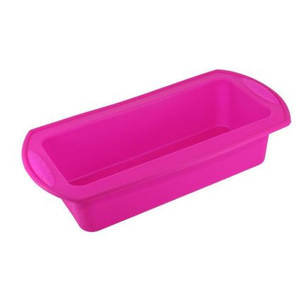 Rectangular Silicone Mold Chocolate Cake Decoration Accessories Baking Tools(Pink)-garmade.com