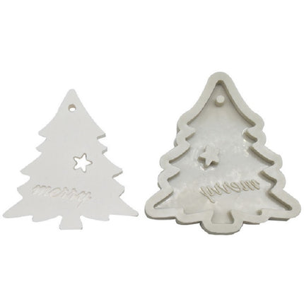 DIY Baking Christmas Series Modeling Fondant Silicone Mold(Christmas Tree)-garmade.com