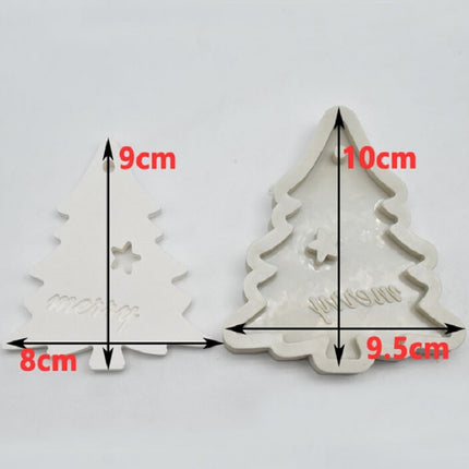 DIY Baking Christmas Series Modeling Fondant Silicone Mold(Christmas Tree)-garmade.com