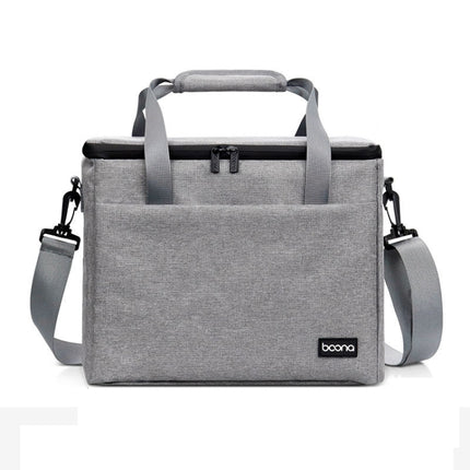 Baona BN-H001 Digital Camera Bag Casual Portable Camera Waterproof Bag, Size:Large(Gray)-garmade.com