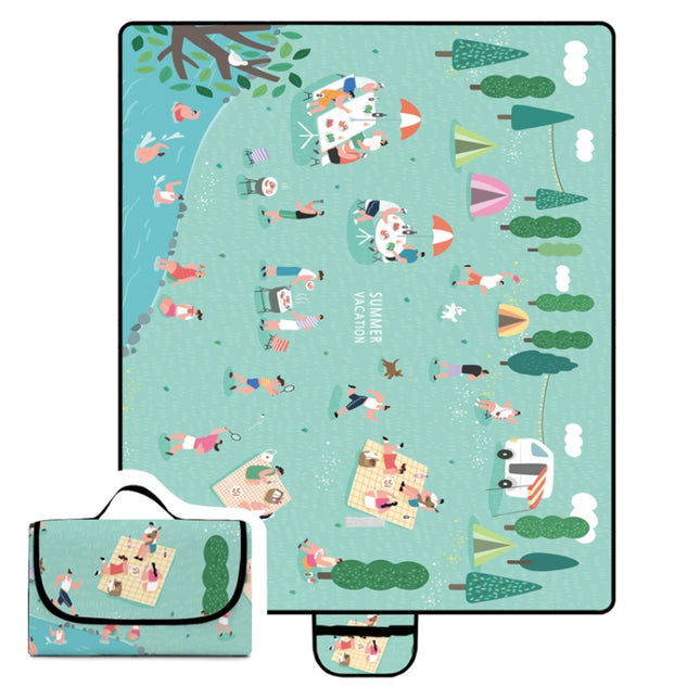 Y012 Outdoor Thickened Moisture-proof Waterproof Portable Camping Mat(2x2m)-garmade.com