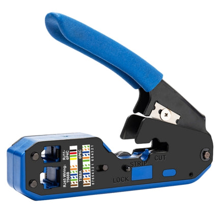 Rj45 Crystal Head 8P6P Network Tool With Stripping Wire Extrusion Crimping Wire Cable Pliers-garmade.com