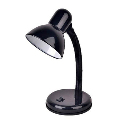 Vintage Iron LED Desk Lamp Push Button Switch Eye Protection Reading Led Light Table Lamps(Black)-garmade.com