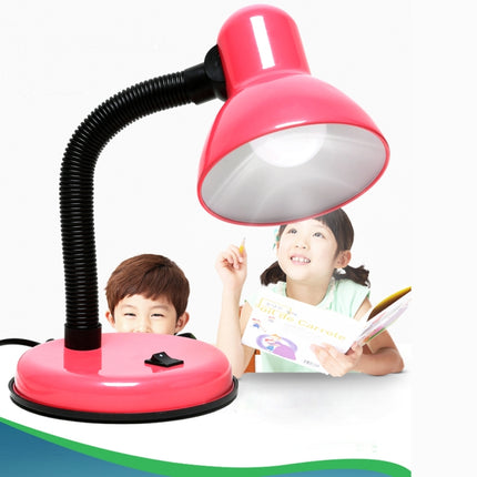 Vintage Iron LED Desk Lamp Push Button Switch Eye Protection Reading Led Light Table Lamps(Green)-garmade.com