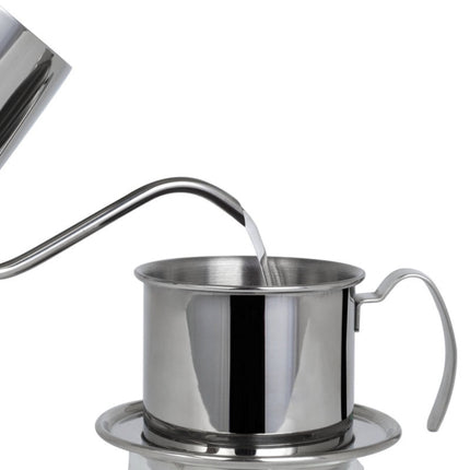 Stainless Steel Filter-free Paper Coffee Filter Pot-garmade.com
