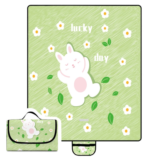 Y001 Outdoor Portable Oxford Cloth Picnic Mat Waterproof Moisture-proof Picnic Cloth(2x2m)-garmade.com