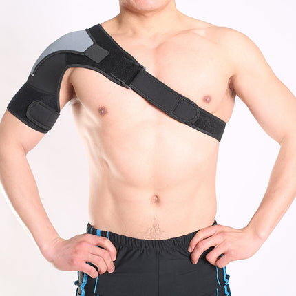 2 PCS Men Sports Prevent Shoulder Dislocation Protector Adult Fixed Shoulder Strap Shoulder Protector, SIZE:one size(Black)-garmade.com