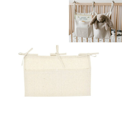 Crib Storage Hanging Bag Diaper Wrap Molar Toy Storage Bag(Primary Color)-garmade.com