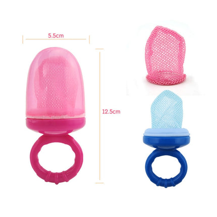 Baby Bite Le Net Pocket Fruits and Vegetables Pacifier Baby Soothers Safe Chew Feeder(Green)-garmade.com