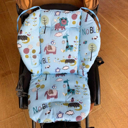 Baby Stroller Cotton Cushion Universal Shock-proof Thick Warm Infant Dining Chair Baby Cushion in Autumn and Winter(Gray Sheep)-garmade.com