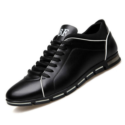 Men Fashion British Style Sports Shoes, Size:38(Black)-garmade.com