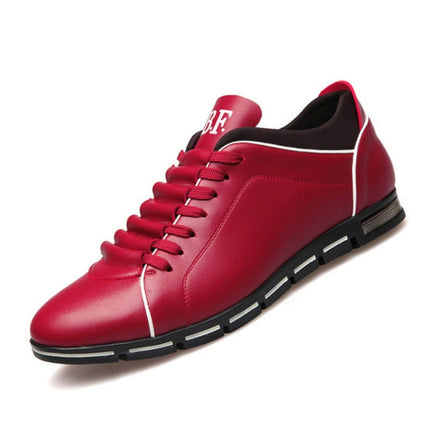 Men Fashion British Style Sports Shoes, Size:38(Red)-garmade.com