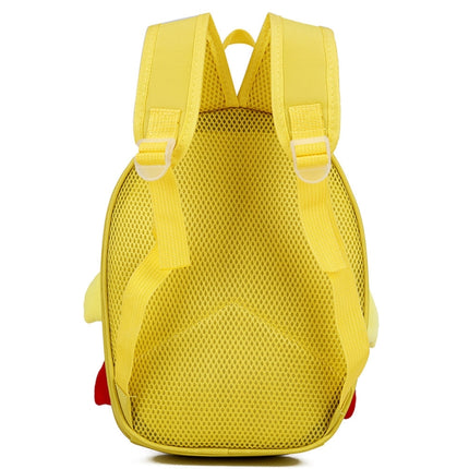 Kids Kindergarten Schoolbag Small Plane Backpack Waterproof Breathable Eggshell Backpack(Yellow)-garmade.com