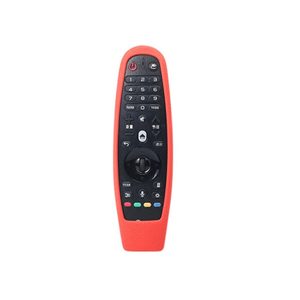 Suitable for LG Smart TV Remote Control Protective Case AN-MR600 AN-MR650a Dynamic Remote Control Silicone Case(Red)-garmade.com
