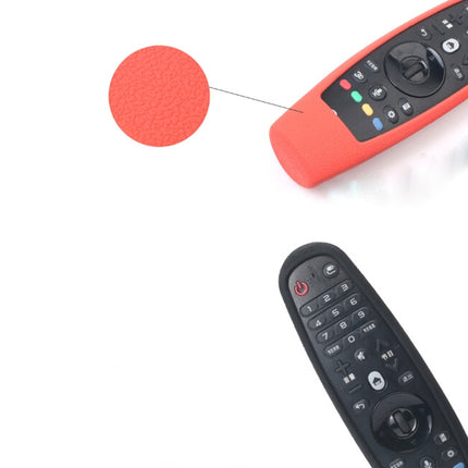 Suitable for LG Smart TV Remote Control Protective Case AN-MR600 AN-MR650a Dynamic Remote Control Silicone Case(Red)-garmade.com