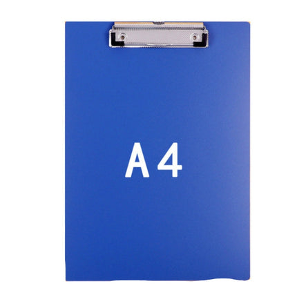 Simple File Board Folder Student Writing Board Paper Clip Restaurant Menu Folder(A4 Blue)-garmade.com