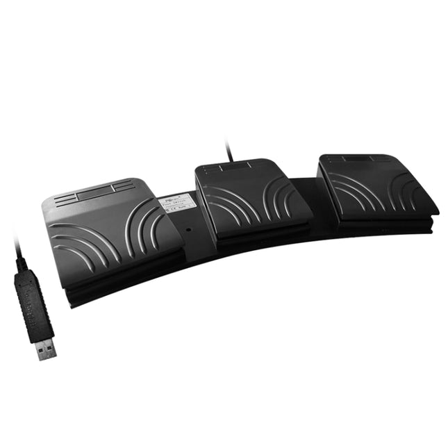FS2020TU CF Foot Switch Foot Pedal Keyboard Control Mouse Game Combo Pedal(Mechanical Sound)-garmade.com