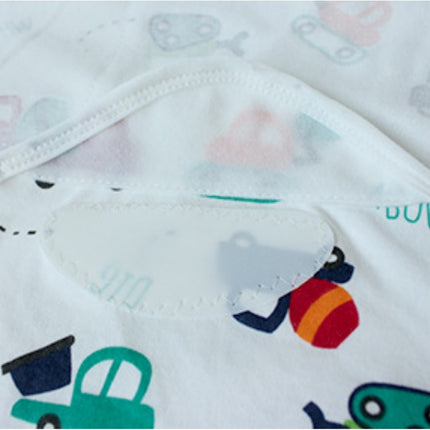 Spring Summer Cotton Baby Infant Bags Towels Sleeping Bags Knitted Cloth Cap Set, Size:S (50x70 CM)(Fox)-garmade.com