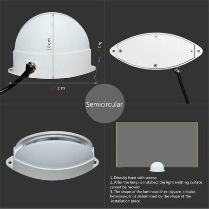 White LED Door Frame Corridor Window Wall Spotlight(White Light)-garmade.com