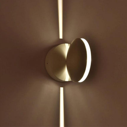 Black LED Door Frame Corridor Window Wall Spotlight(Warm Light)-garmade.com