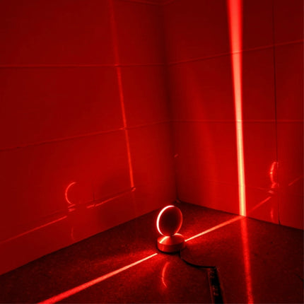 Semicircle LED Door Frame Corridor Window Wall Spotlight(Red Light)-garmade.com