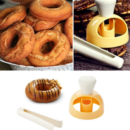 DIY Donut Mold Fondant Cake Plastic Kitchen Snack Tool-garmade.com