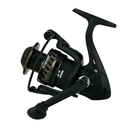 YUMOSHI LS2000 Metal Head Fishing Reel Sea Rod Spinning Reel(Folding Swing Arm+Hard Rubber Grip)-garmade.com