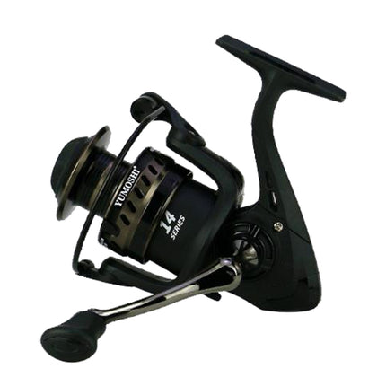 YUMOSHI LS3000 Metal Head Fishing Reel Sea Rod Spinning Reel(Metal Swing Arm+Hard Rubber Grip)-garmade.com
