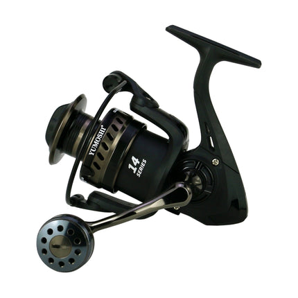 YUMOSHI LS3000 Metal Head Fishing Reel Sea Rod Spinning Reel(Metal Swing Arm+Metal Grip Pill)-garmade.com