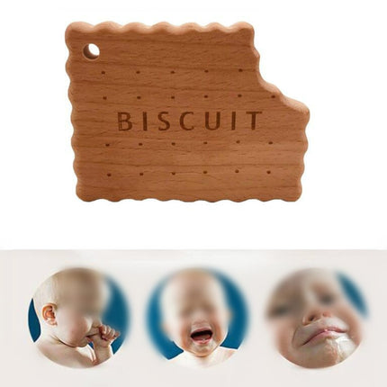 10 PCS DIY Jewelry Teether Beech Biscuit Molar Stick Baby Teether Toy-garmade.com