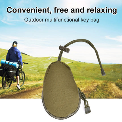 Mini Outdoor Hiking EDC Carrying Bag Key Coin Purse(Black)-garmade.com