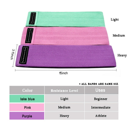 Pink Rally Medium Polyester-cotton + Latex Yarn Loop Tension Band Yoga Resistance Band, Size: 76 x 8cm-garmade.com