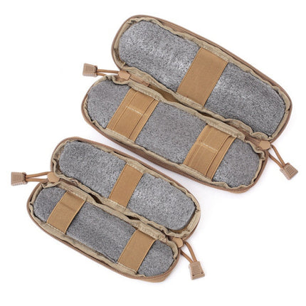 Outdoor Bag EDC Accessories Hiking Camping Pocket Waist Bag, Size:S(Tan)-garmade.com