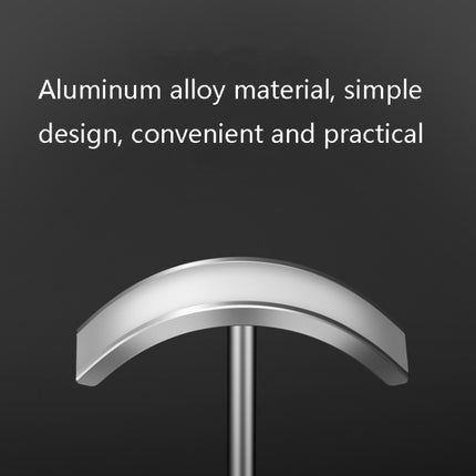 Aluminum Alloy Headset Bracket Weaving Headset Metal Display Stand(Rose Gold)-garmade.com