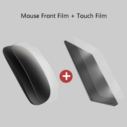 2 PCS 2 in 1 Mouse Front Film for Apple Magic Trackpad 2 + Touch Film for iMac Protective Film Sticker Set-garmade.com