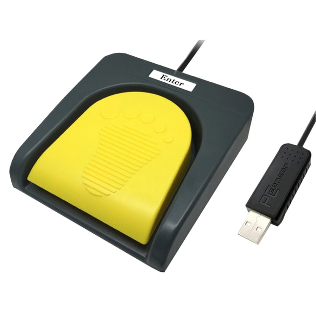 Pcsensor USB Foot Pedal Control Switch Keyboard Adapter For Computer, Model:FS2016-garmade.com