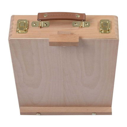 Artist Craft Desktop Easel Integrated Wooden Box Art Drawing Painting Table Box-garmade.com