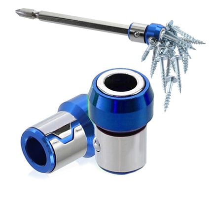 Full Metal Screwdriver Head Plus Magnet(Blue)-garmade.com