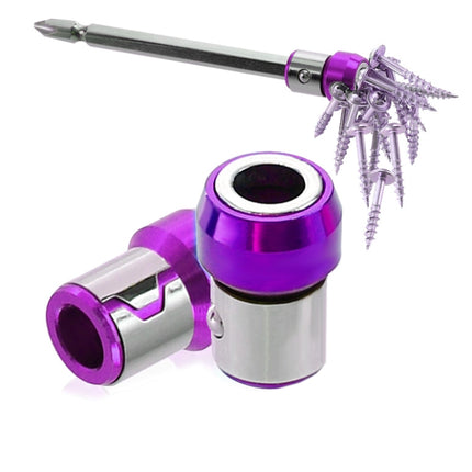 Full Metal Screwdriver Head Plus Magnet(Purple)-garmade.com
