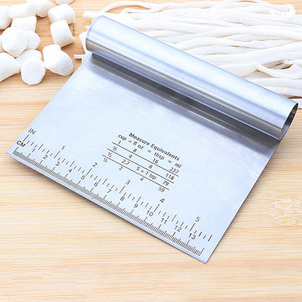Home Durable Stainless Steel with Scale Section Noodle Cutter Baking Tools-garmade.com