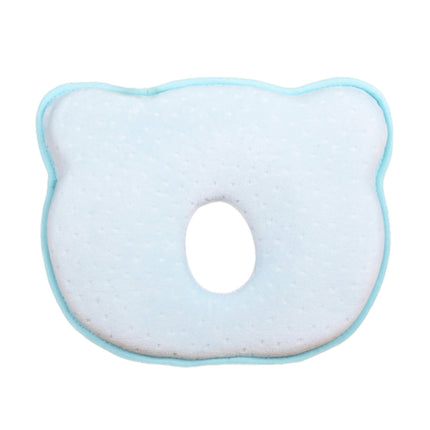 Baby Head Type Correction Pillow Newborn Head Cushion Memory Pillow(Blue)-garmade.com