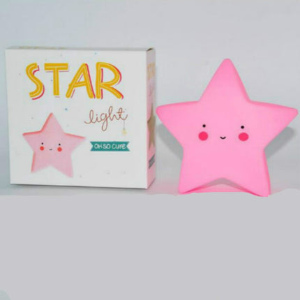 LED Bedroom Bedside Children Room Stars Cartoon Night Light(White)-garmade.com